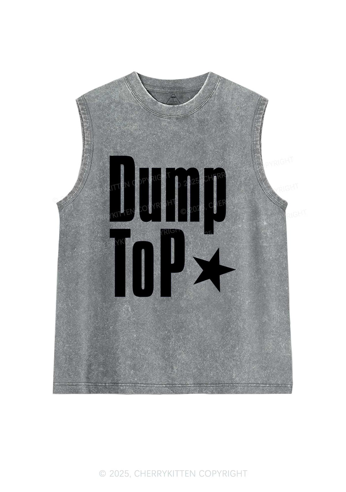 Dump Top Pride Y2K Washed Muscle Tank Cherrykitten