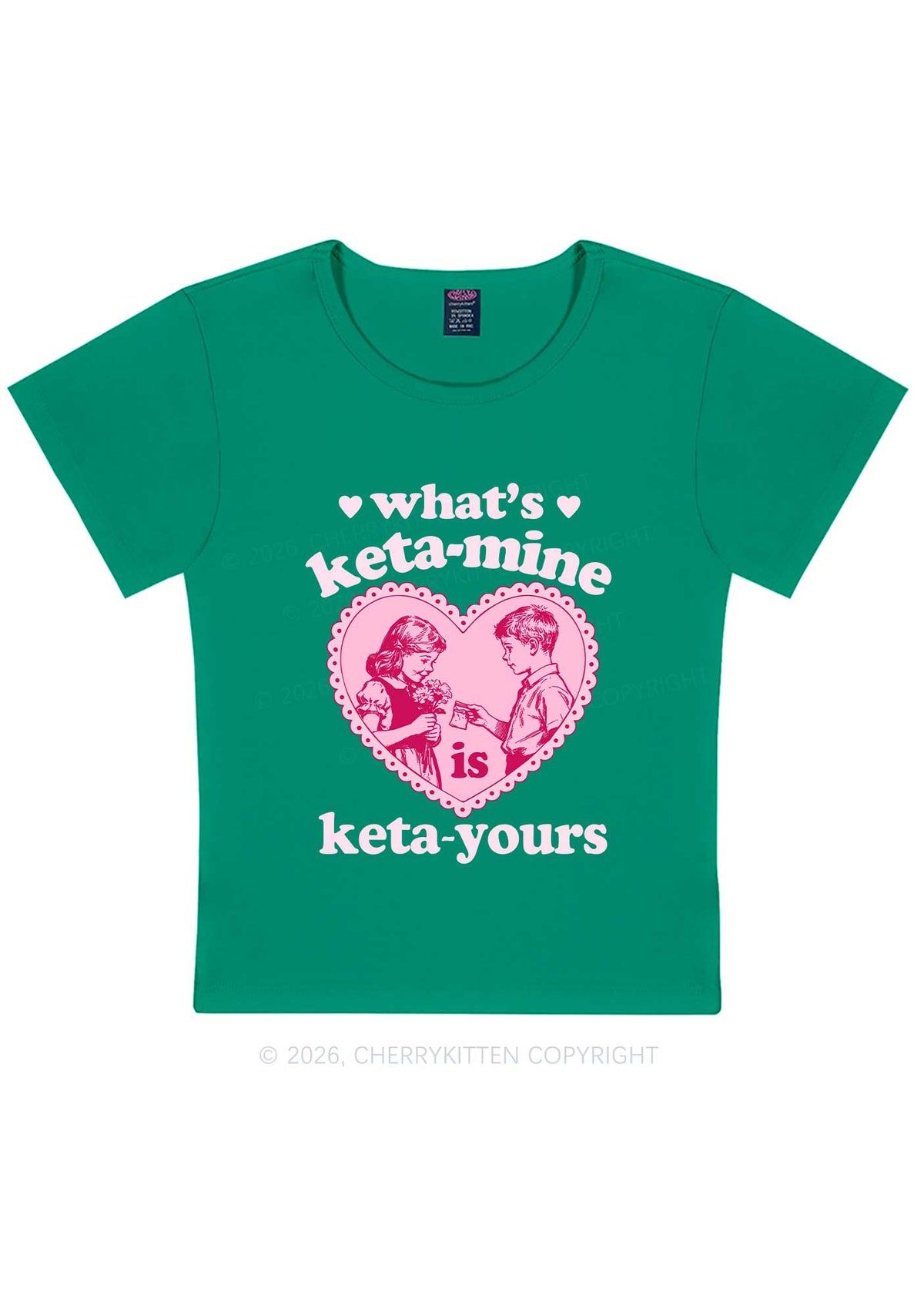 Whats Kxxamine Y2K Baby Tee Cherrykitten