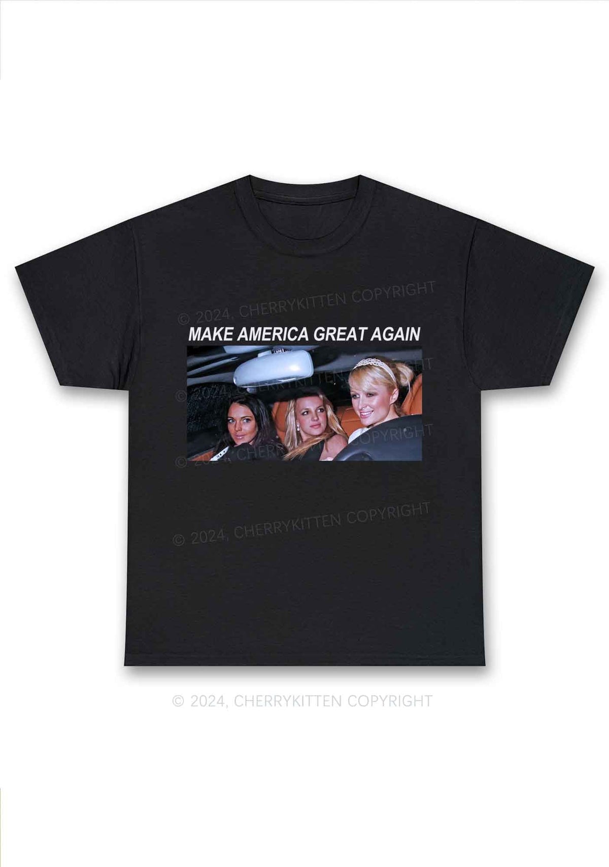 Make America Great Y2K Chunky Shirt Cherrykitten