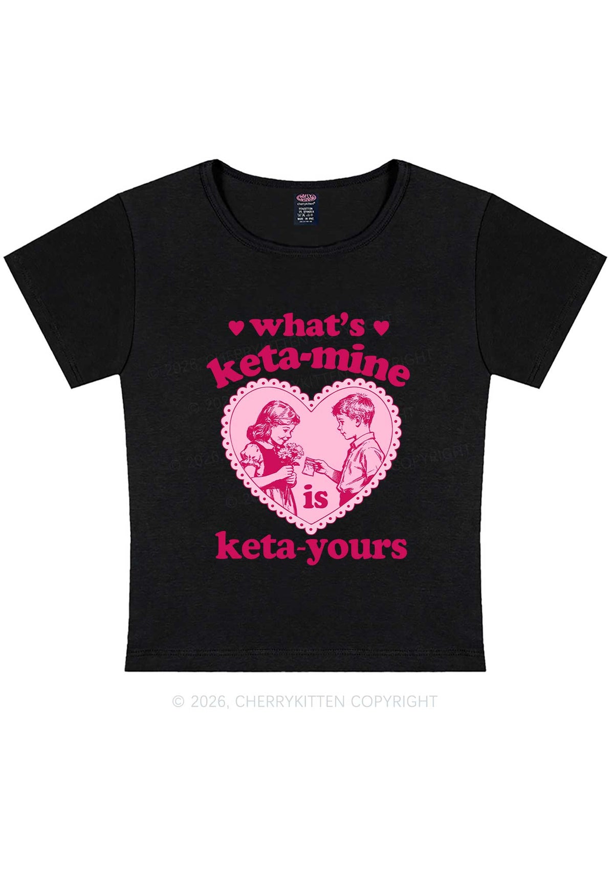 Whats Kxxamine Y2K Baby Tee Cherrykitten