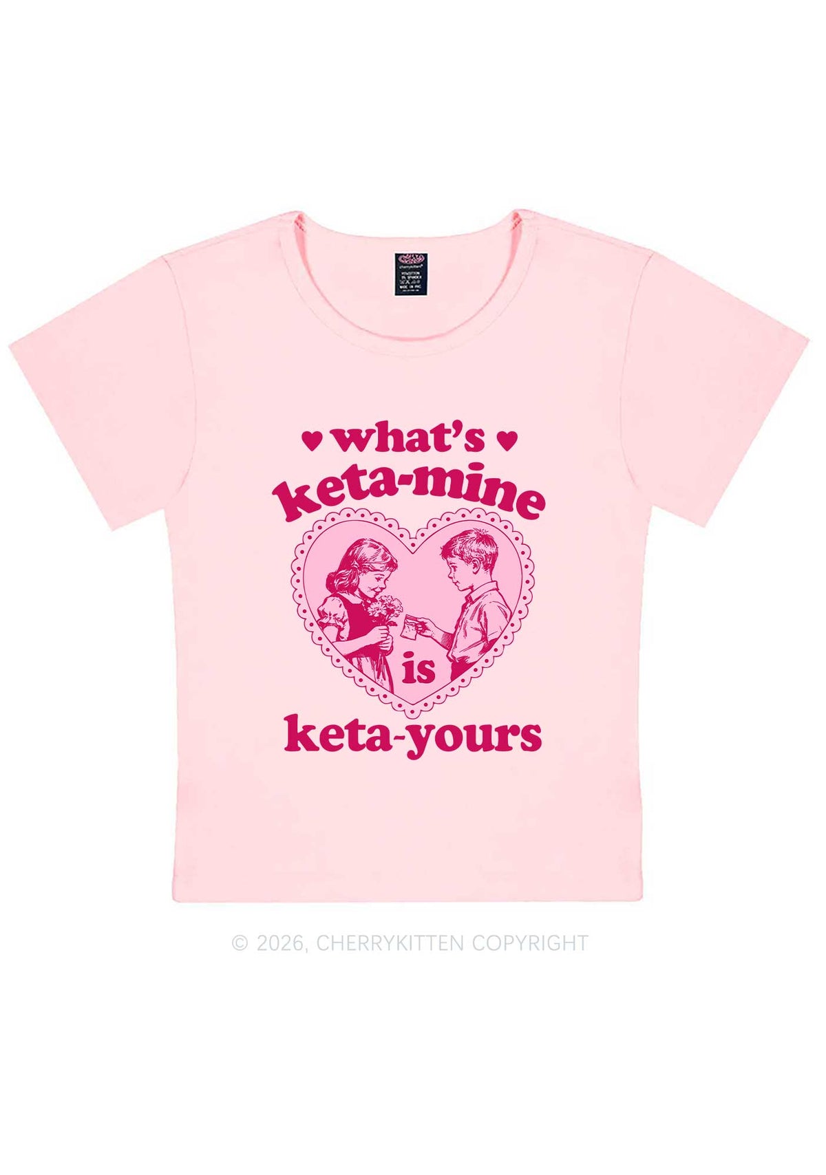 Whats Kxxamine Y2K Baby Tee Cherrykitten