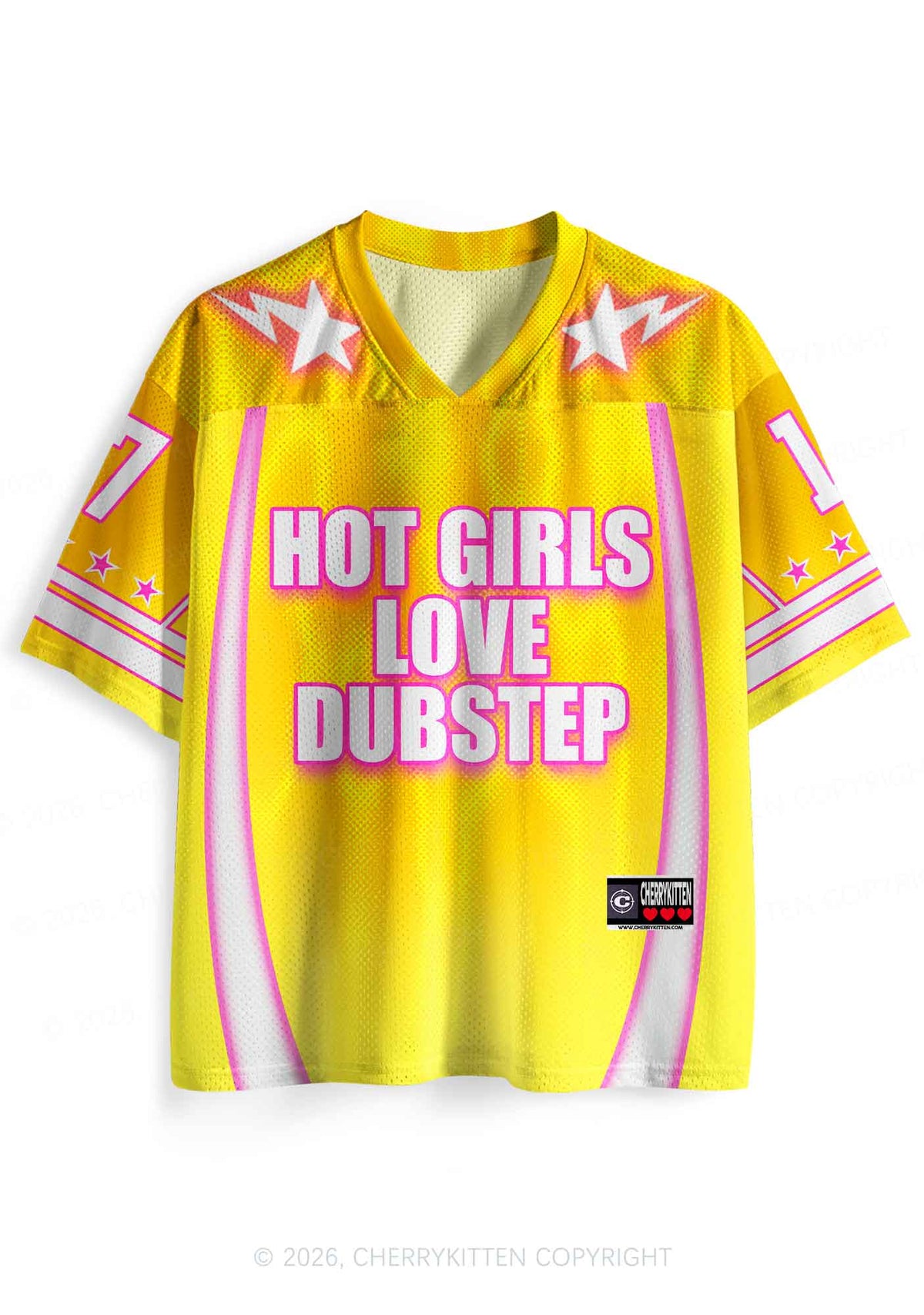 Hot Girls Love Dubstep Y2K Sport Jersey Shirts Cherrykitten