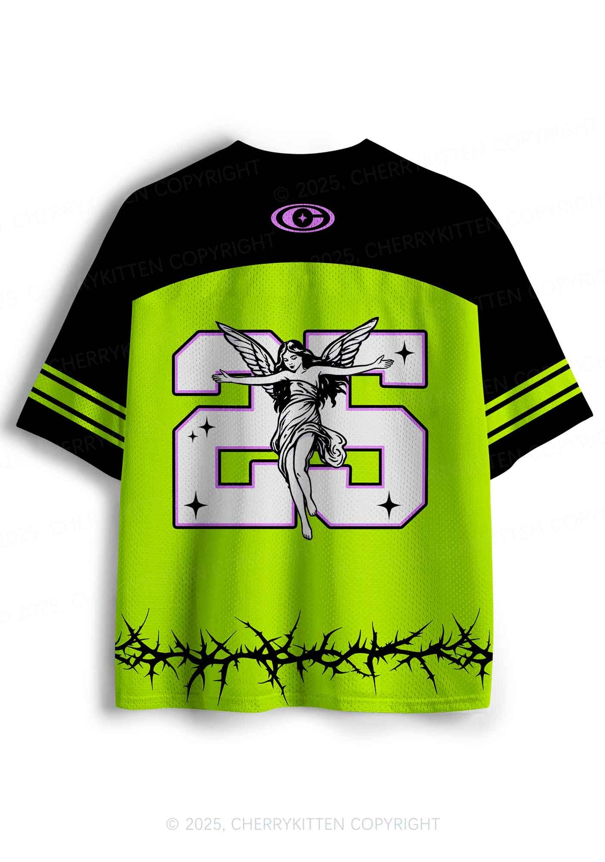 Custom Thorn Hell Love Y2K Sport Jersey Shirts Cherrykitten