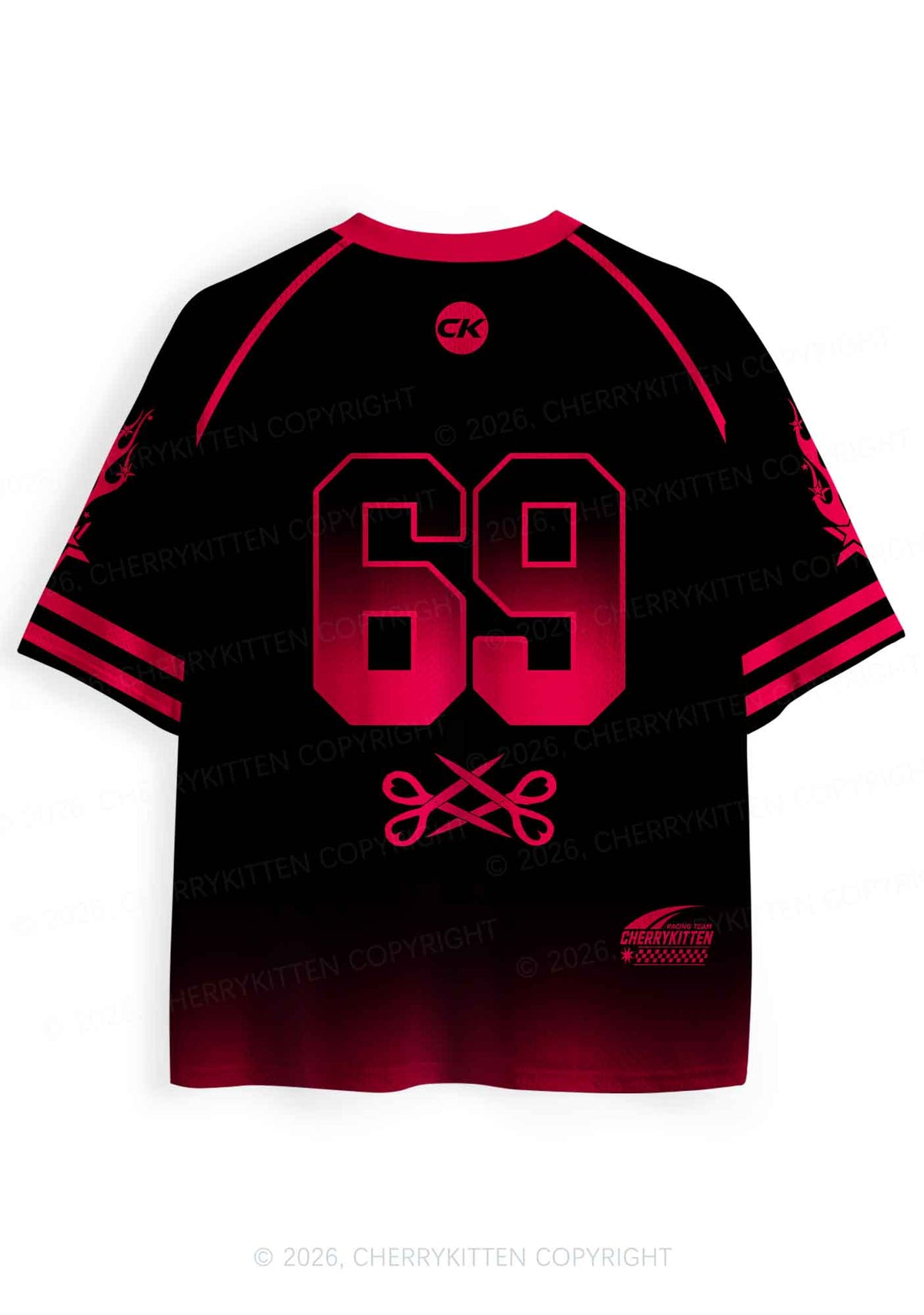 Sapphic Tendencies Kiss Girls Pride Y2K Sport Jersey Shirts Cherrykitten