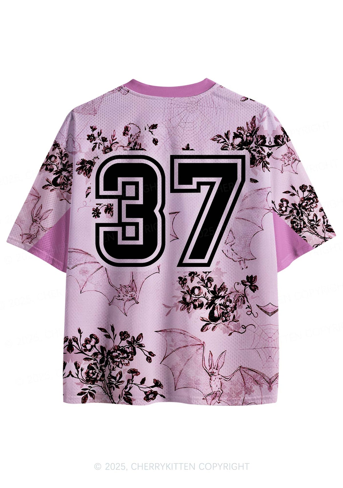 Custom Pink Bat Y2K Sport Jersey Shirts Cherrykitten