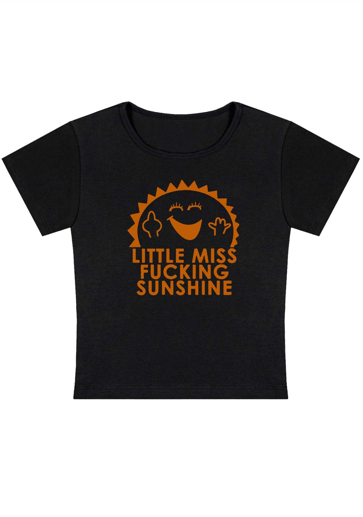 Little Miss Fxxking Sunshine Y2K Baby Tee