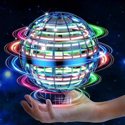 Cosmic Fly Ball Toy, Boomerang Hovering Spinner with Galaxy Light Effect, Interactive Flying Toy for Kids & Teens