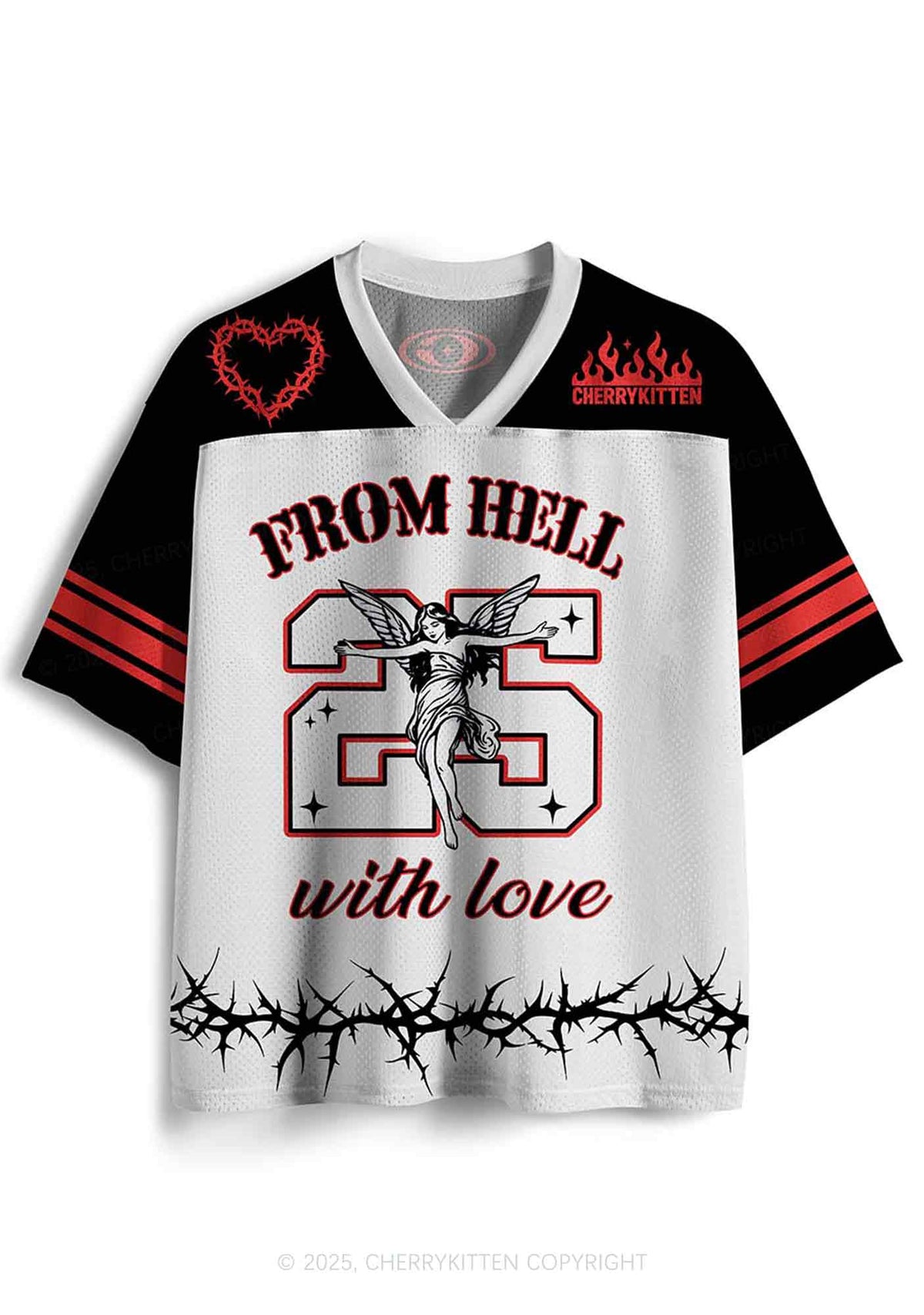 Custom Angel From Hell Y2K Sport Jersey Shirts Cherrykitten