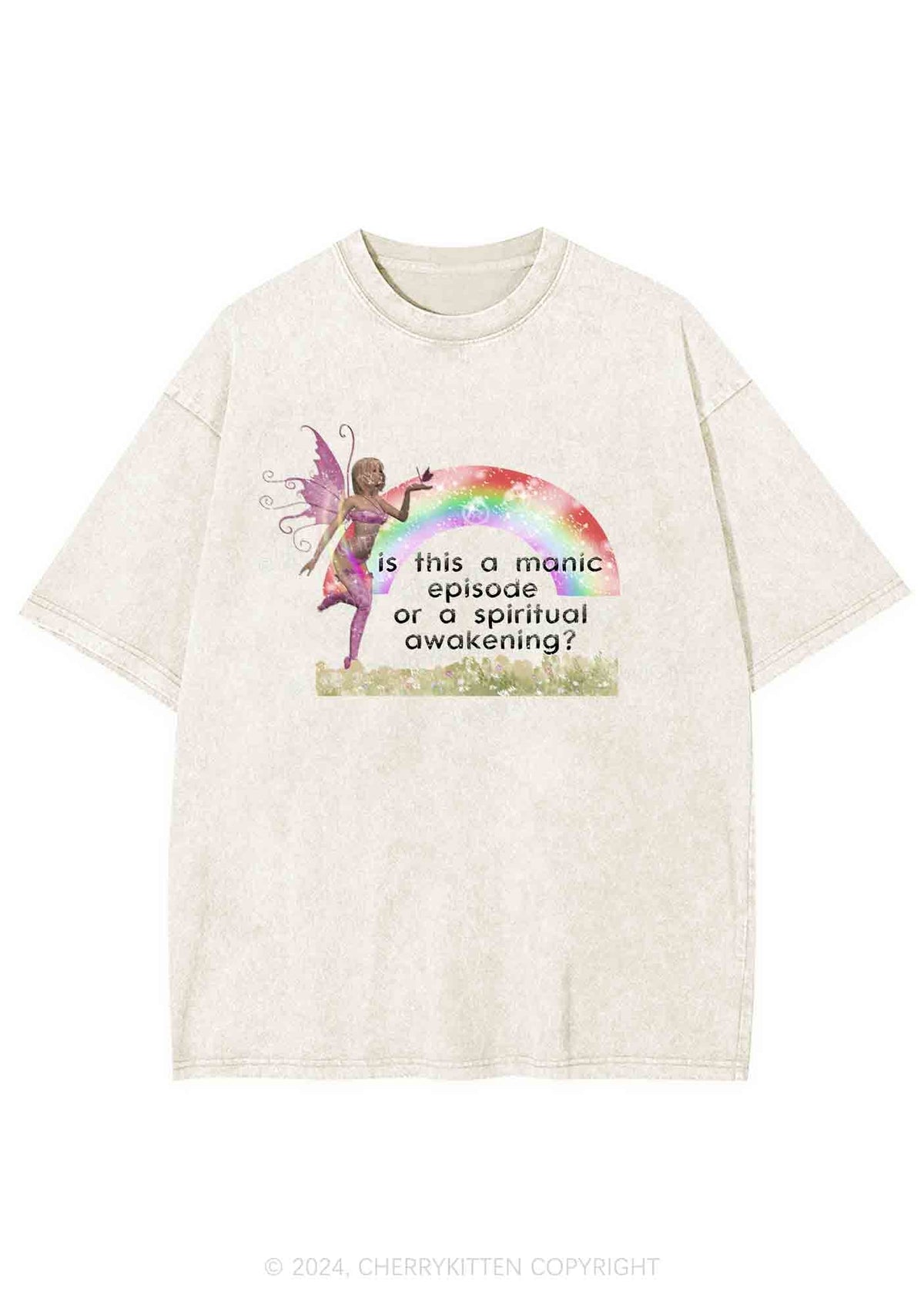 A Manic Episode Y2K Washed Tee Cherrykitten