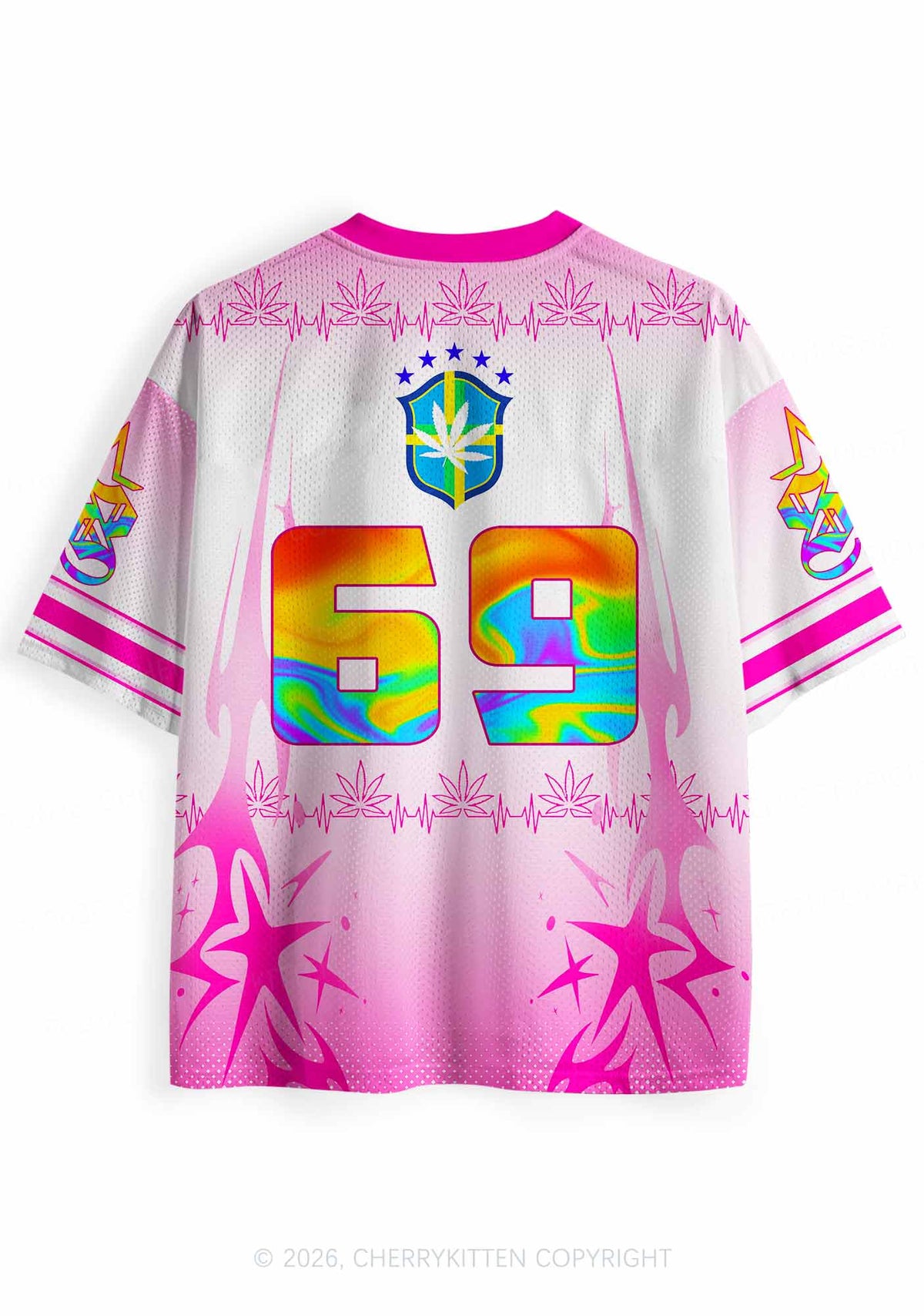 Thermal Catamine Y2K Sport Jersey Shirts Cherrykitten