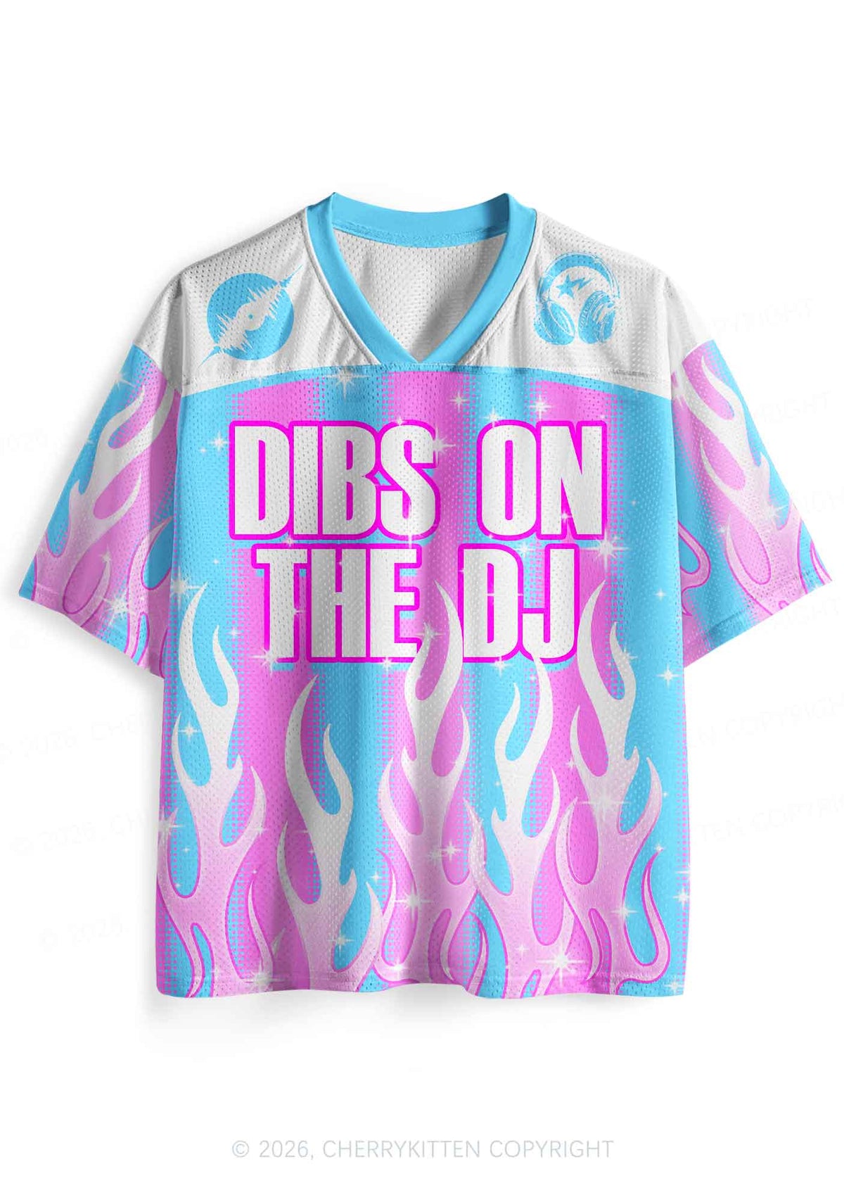 Dibs On The DJ Y2K Sport Jersey Shirts Cherrykitten