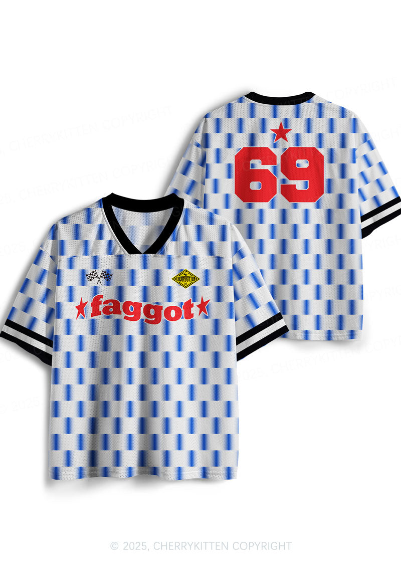 Custom Red Stars Faggot Pride Y2K Sport Jersey Shirts Cherrykitten