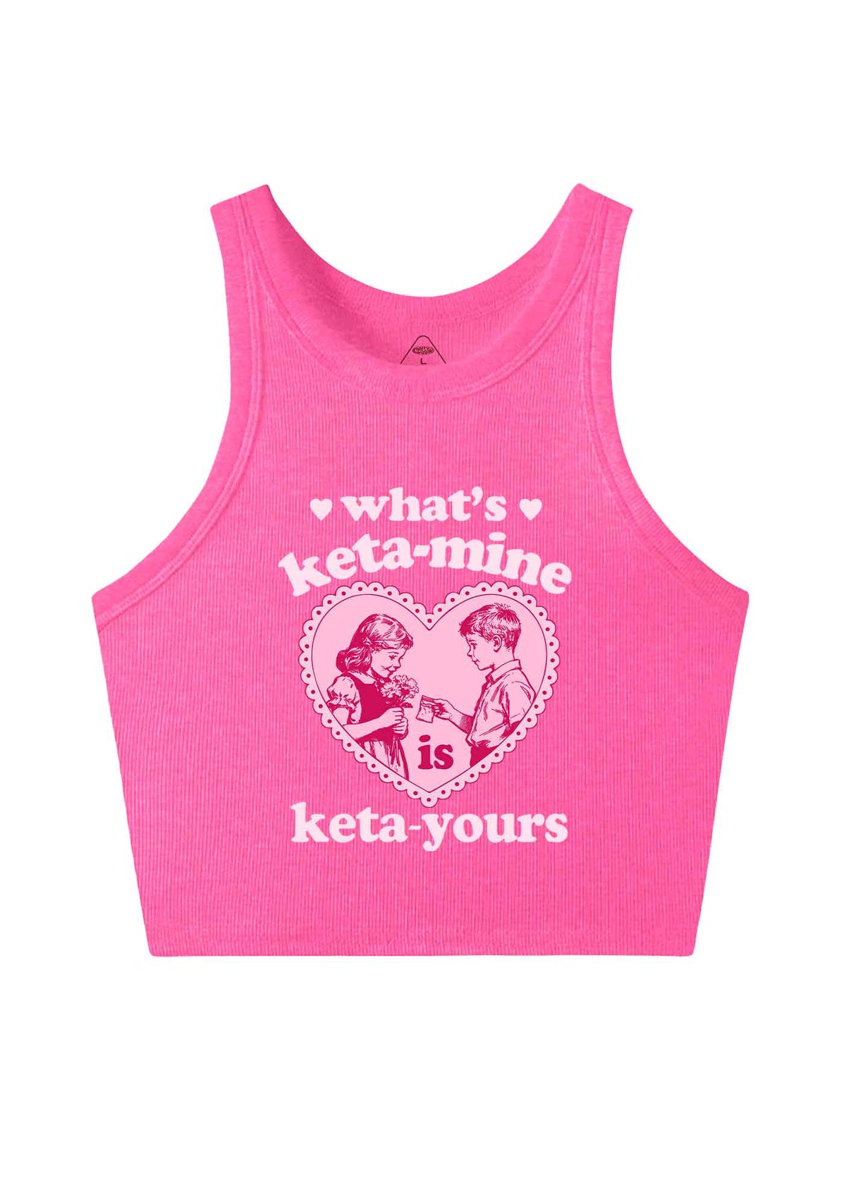 Whats Kxxamine Y2K Crop Tank Top Cherrykitten
