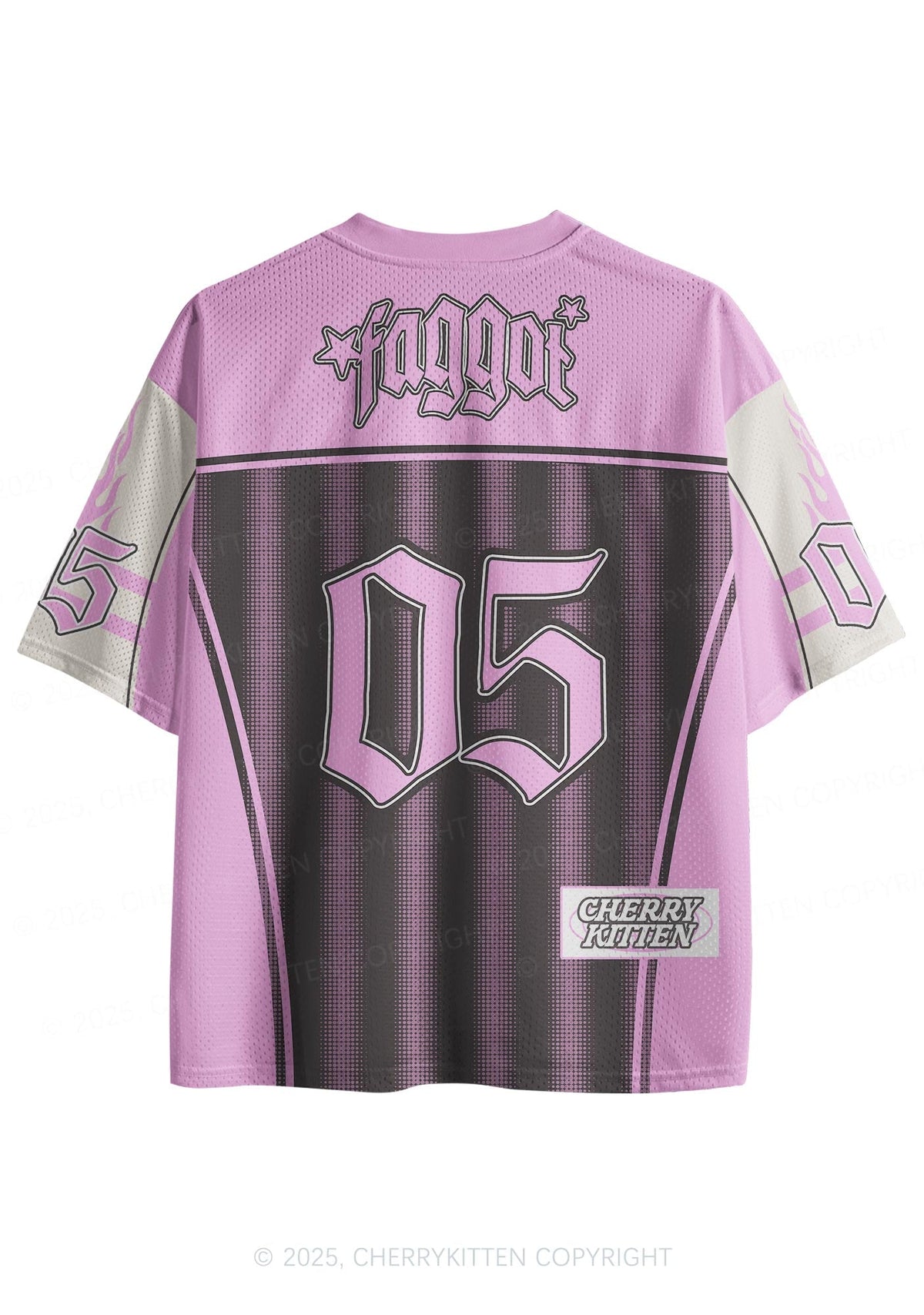 Custom Brown Faggot Stars Pride Y2K Sport Jersey Shirts Cherrykitten