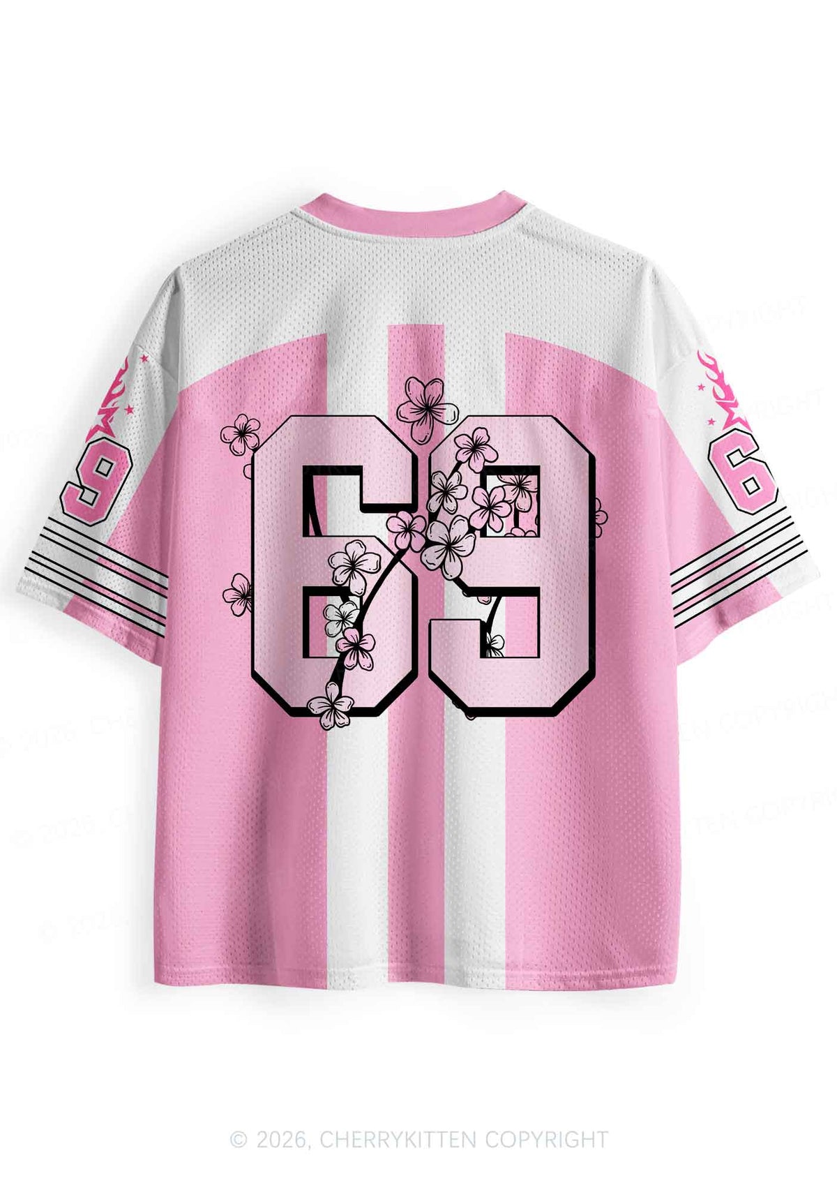 Sakura Alpha Male Unicorn Pride Y2K Sport Jersey Shirts Cherrykitten