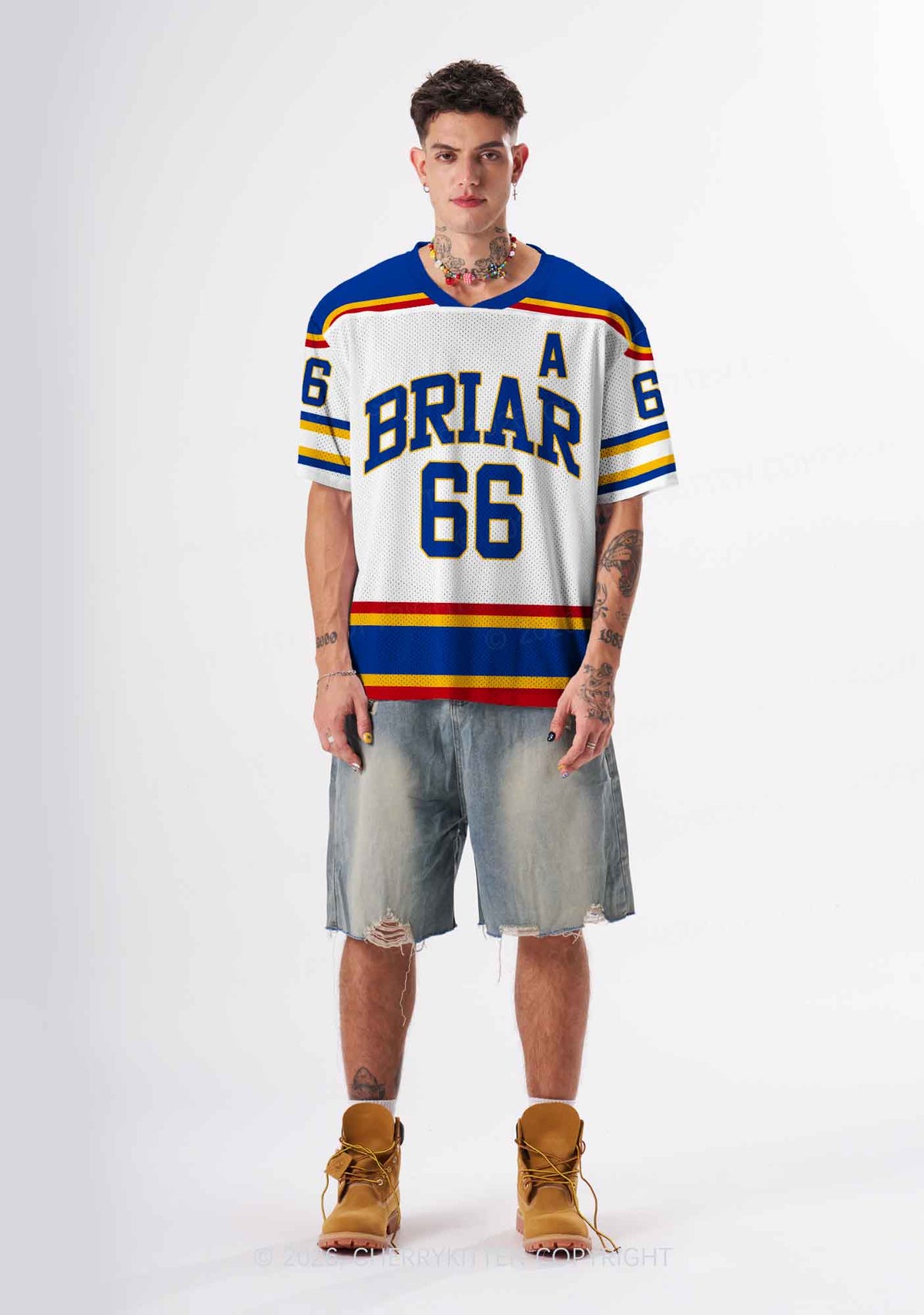 Retro White Hockey Team DL Y2K Sport Jersey Shirts Cherrykitten
