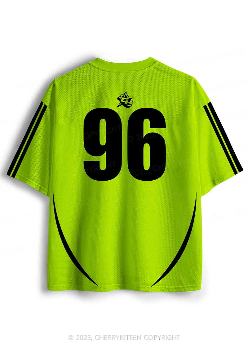 Cutsom Green Brat Team Y2K Sport Jersey Shirts Cherrykitten