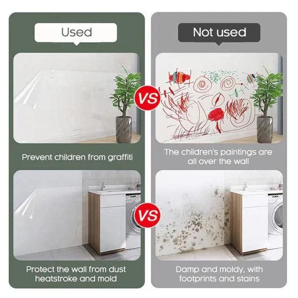 Self- Adhesive Transparent Electrostatic Wall Protection Film Buy 1 Get 1 Free ⭐⭐⭐⭐⭐