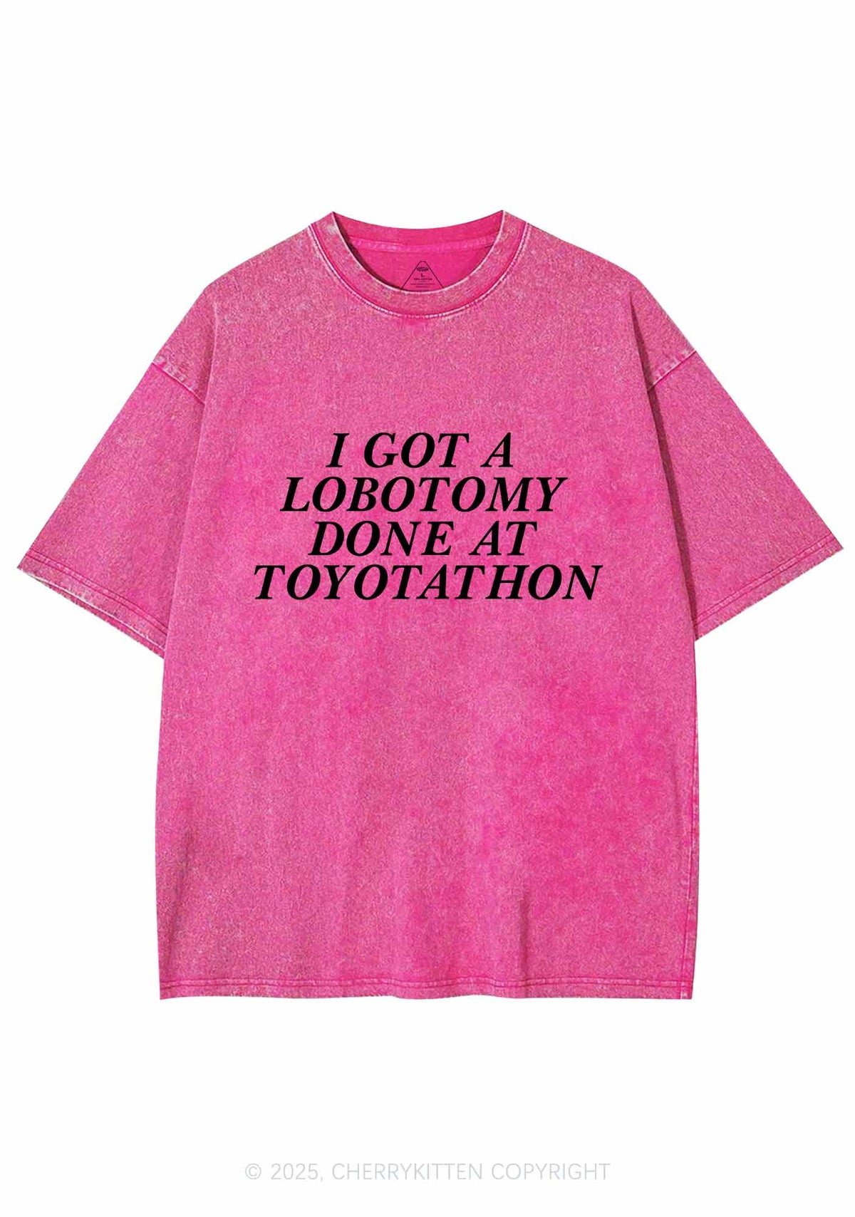 Lobotomy At Toyotathon Y2K Shirts Washed Tee Cherrykitten