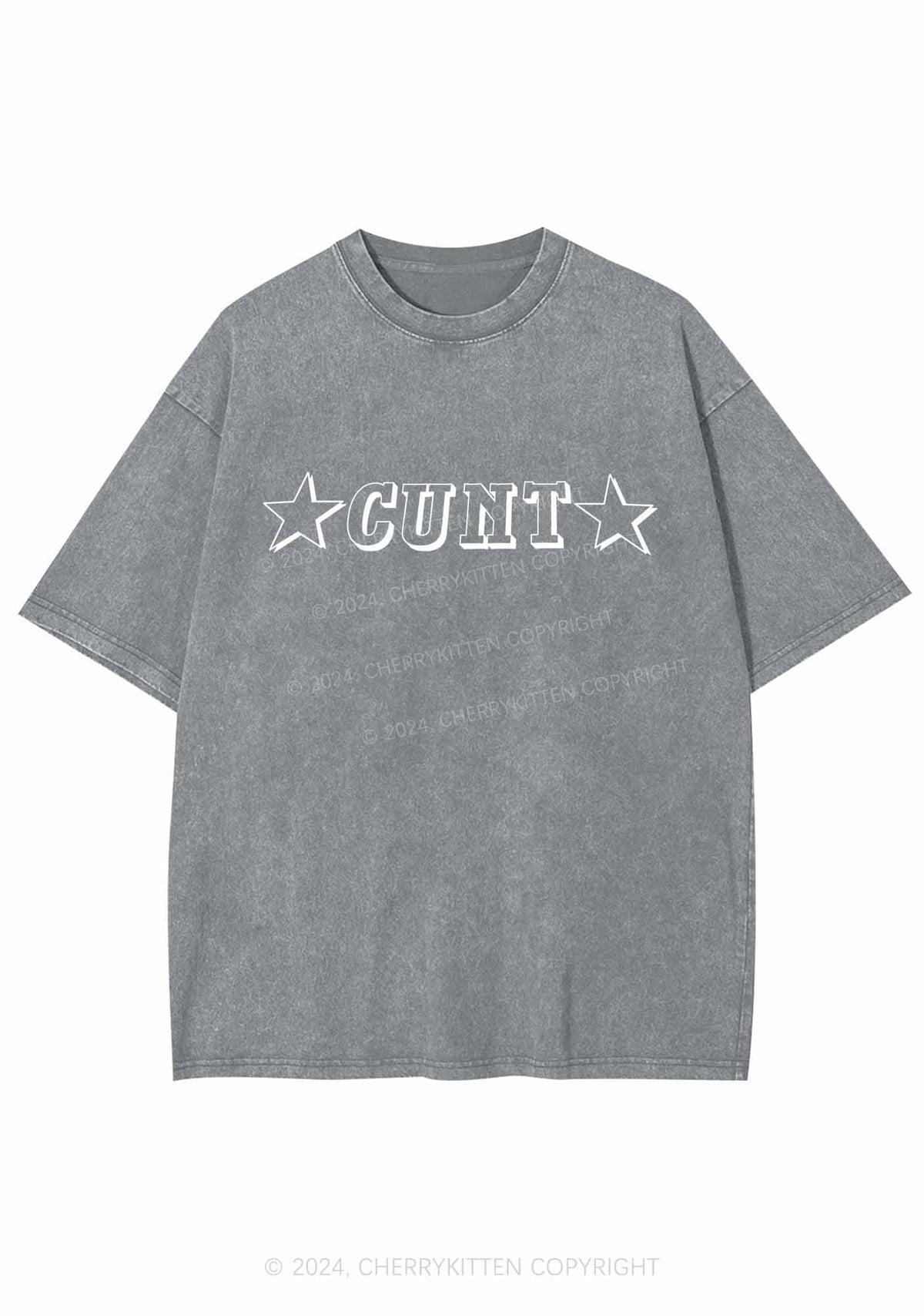 Star Count Y2K Washed Tee Cherrykitten