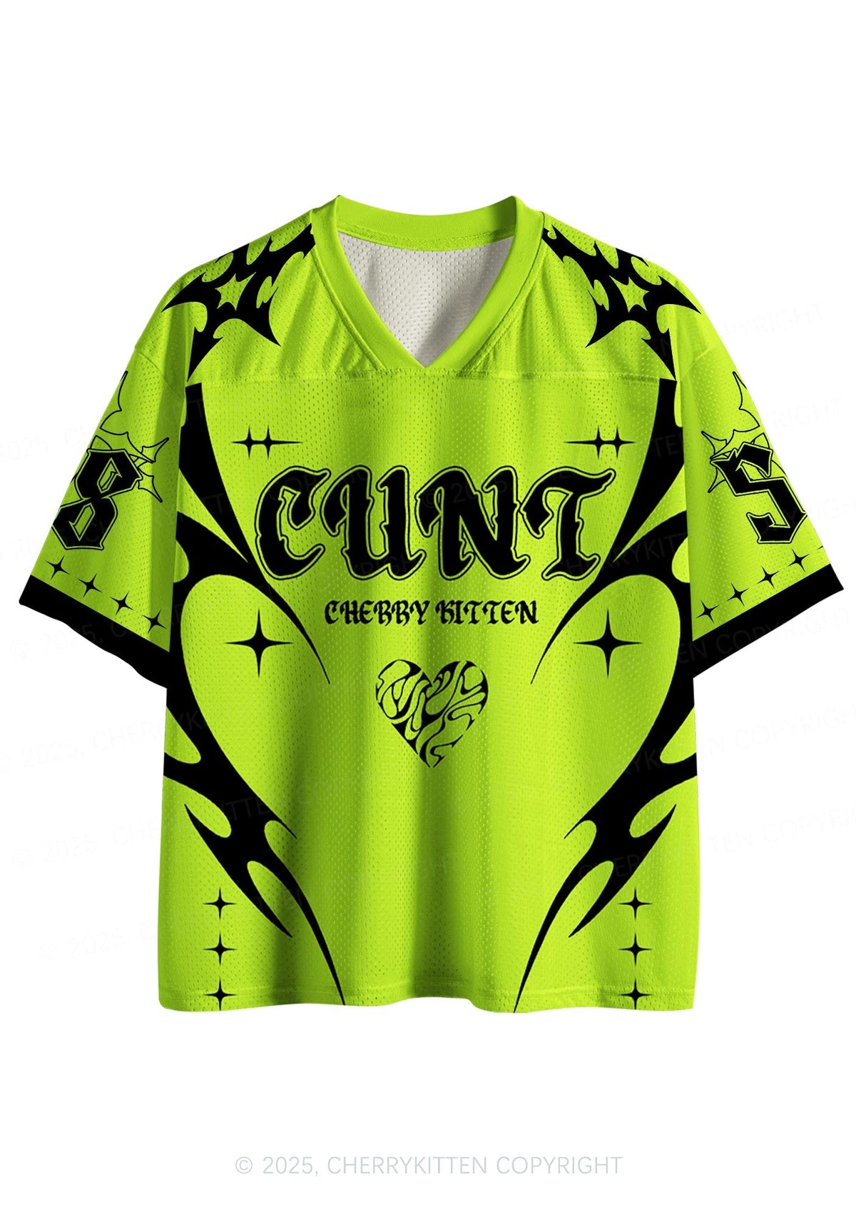 Custom Lime Green Cxxt Y2K Sport Jersey Shirts Cherrykitten