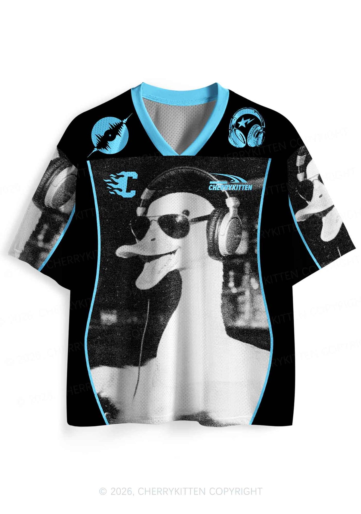 DJ Duck Y2K Sport Jersey Shirts Cherrykitten