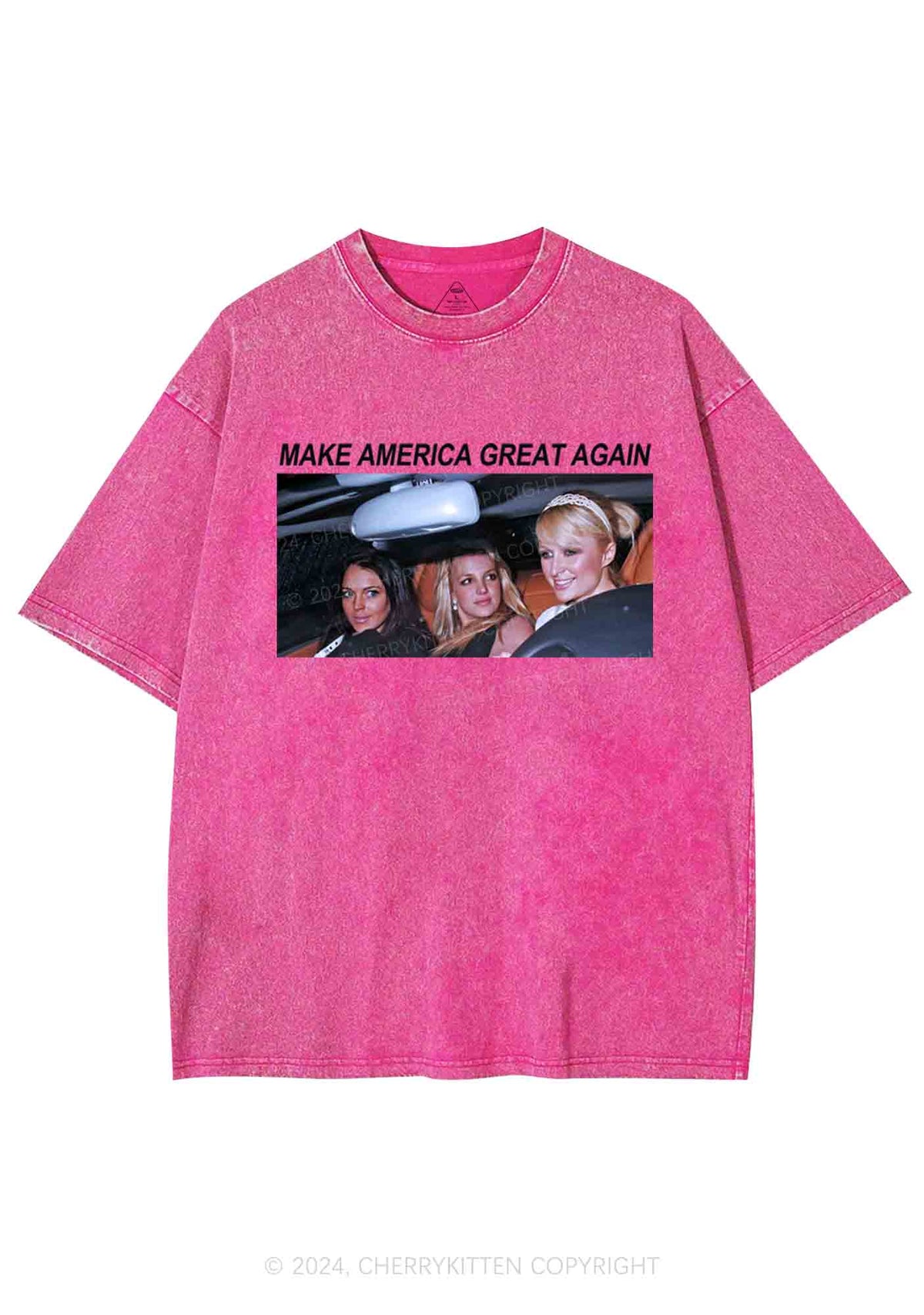 Make America Great Y2K Washed Tee Cherrykitten