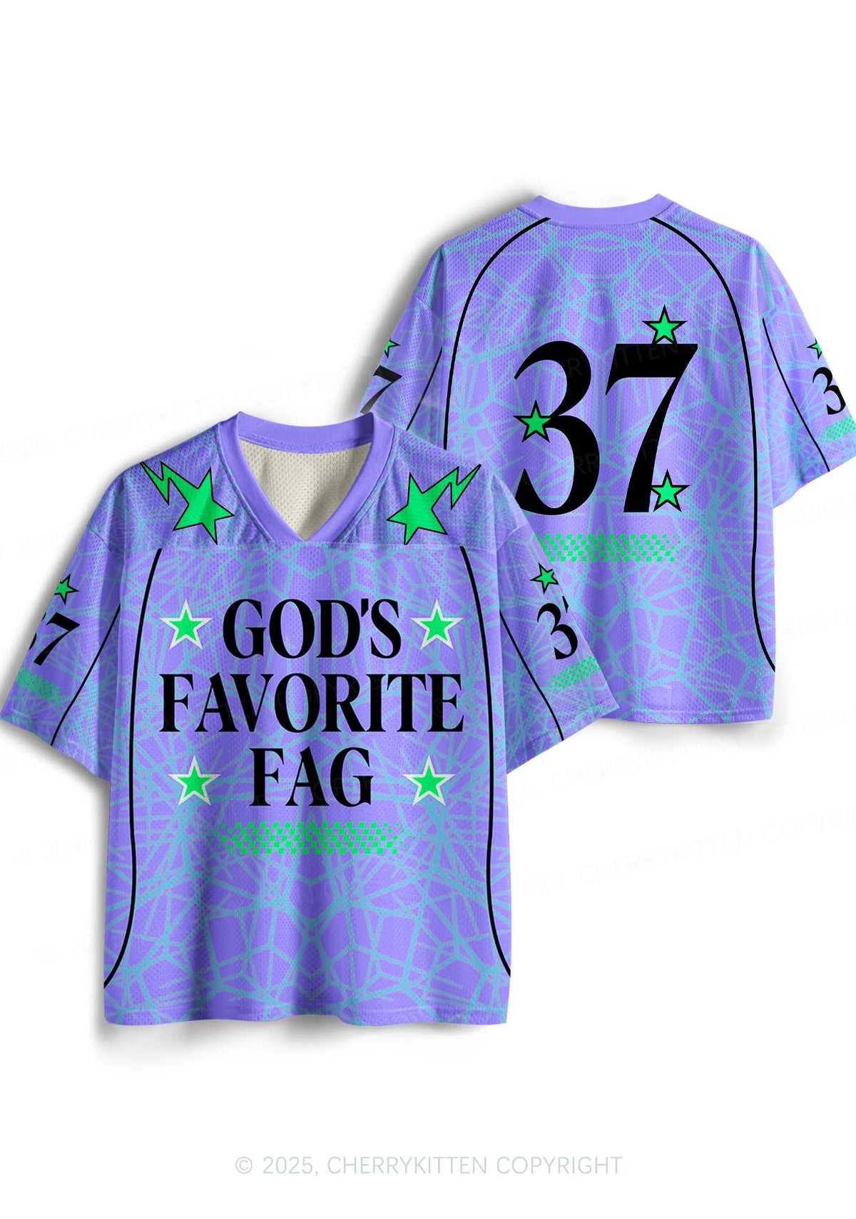 Custom Purple Gods Favorite Fag Pride Y2K Sport Jersey Shirts Cherrykitten