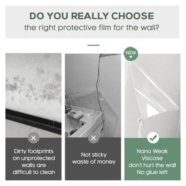 Self- Adhesive Transparent Electrostatic Wall Protection Film Buy 1 Get 1 Free ⭐⭐⭐⭐⭐