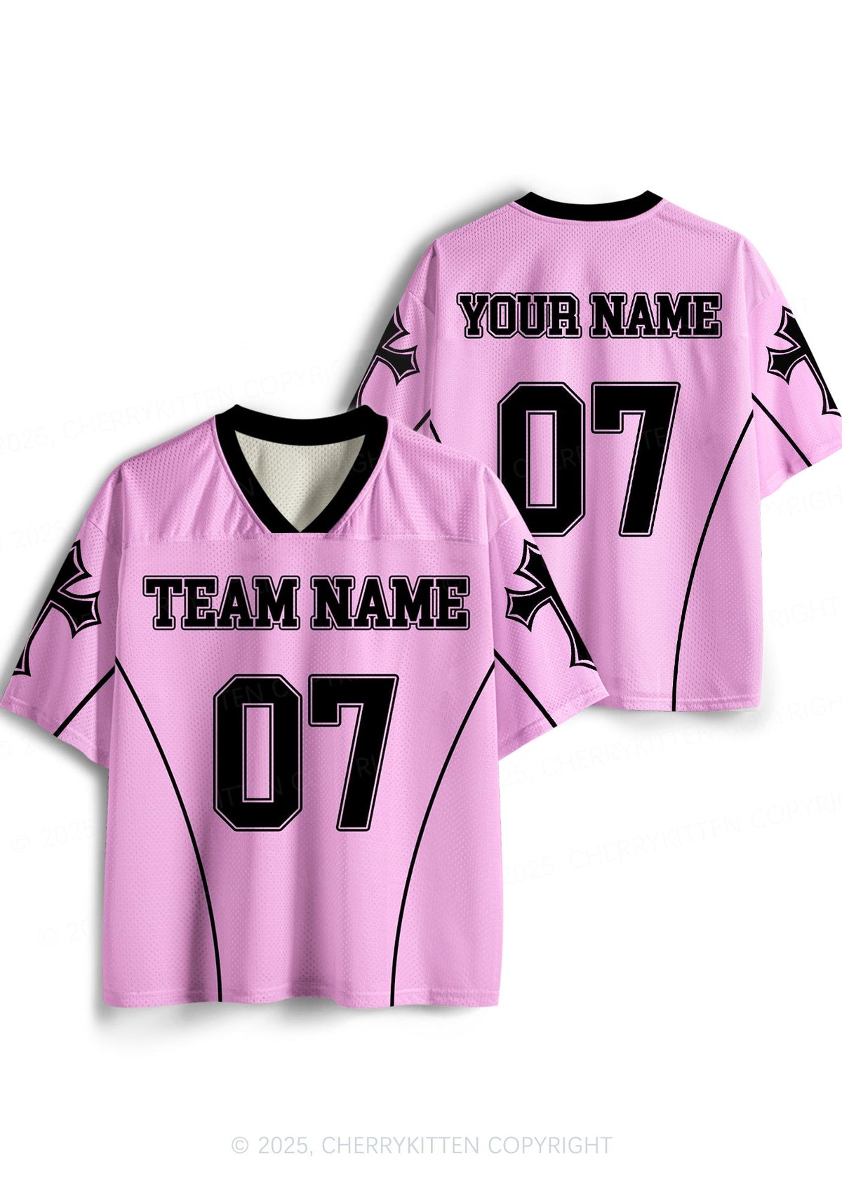 Custom Team Name Y2K Sport Jersey Shirts Cherrykitten