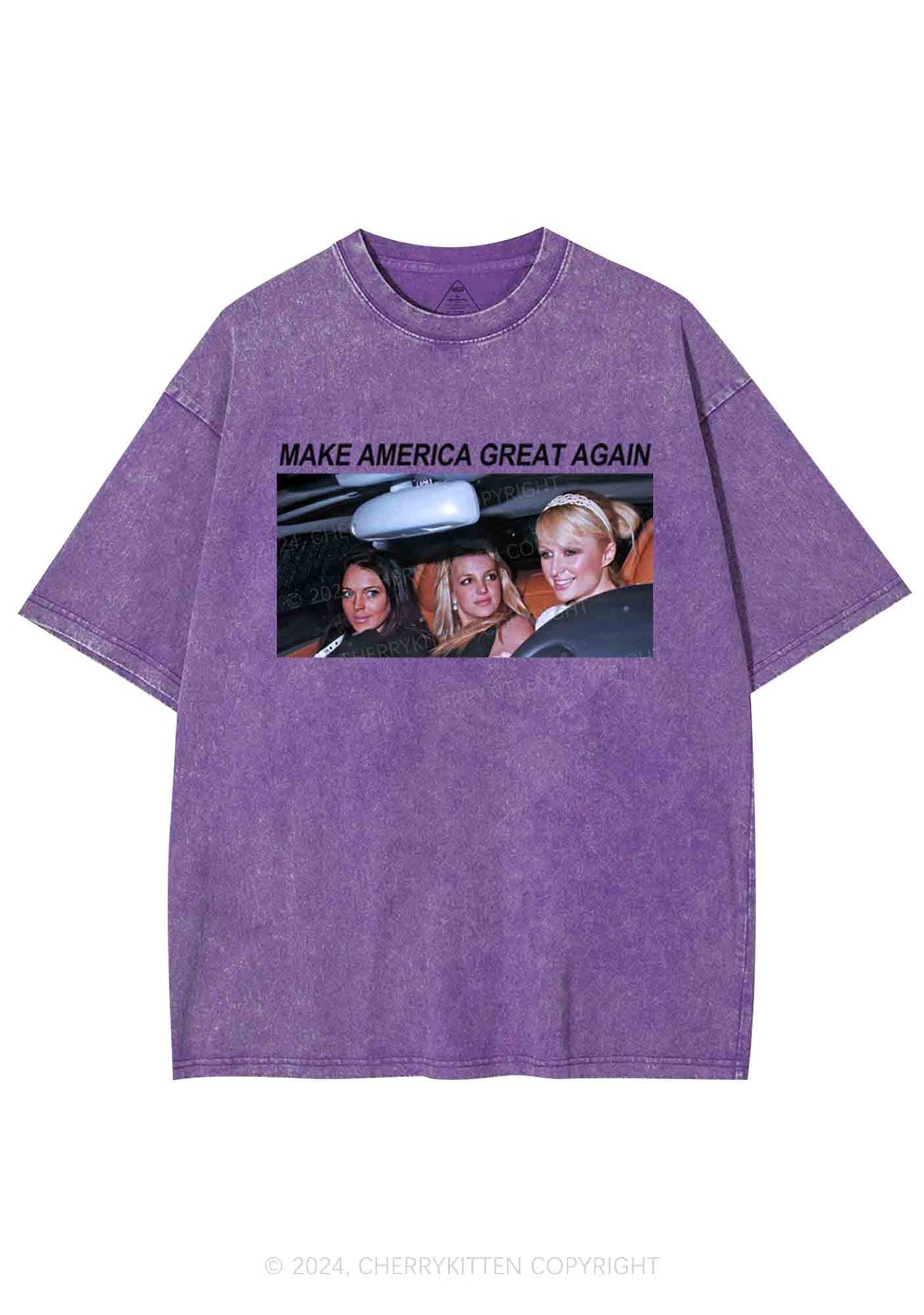 Make America Great Y2K Washed Tee Cherrykitten