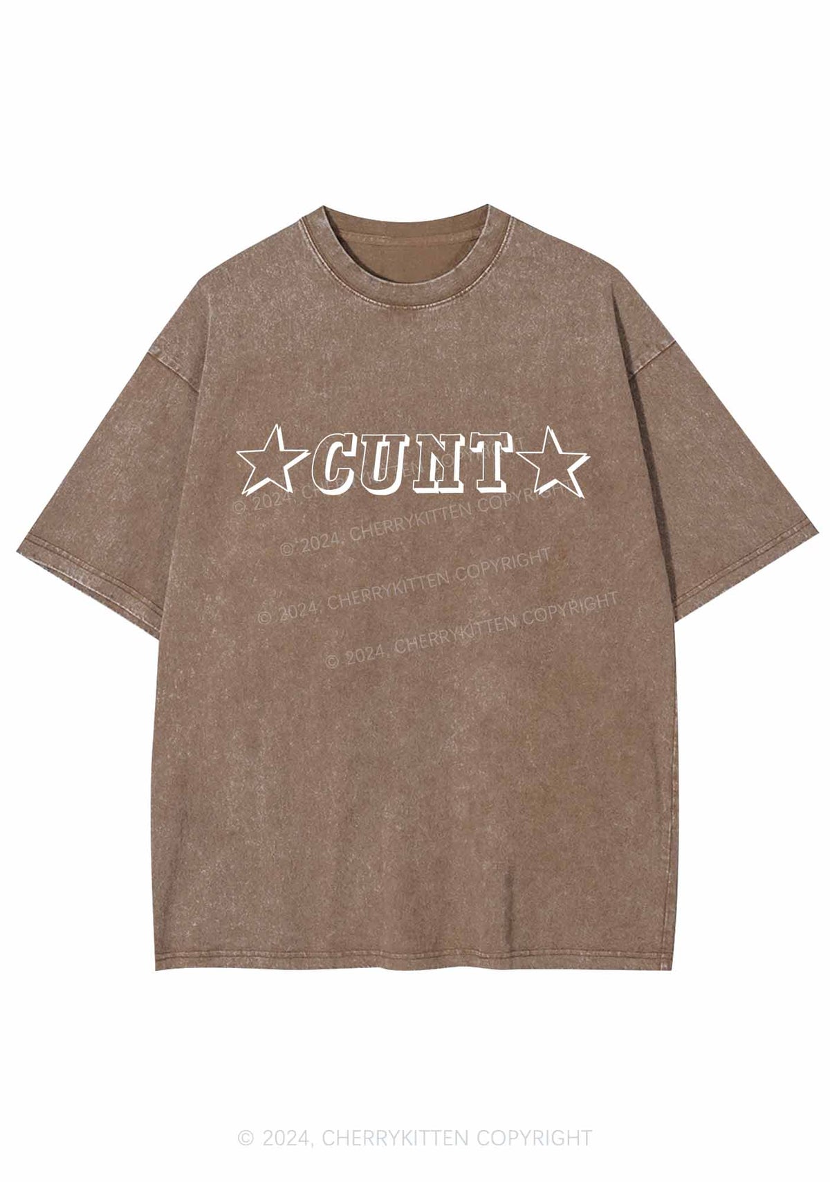 Star Count Y2K Washed Tee Cherrykitten