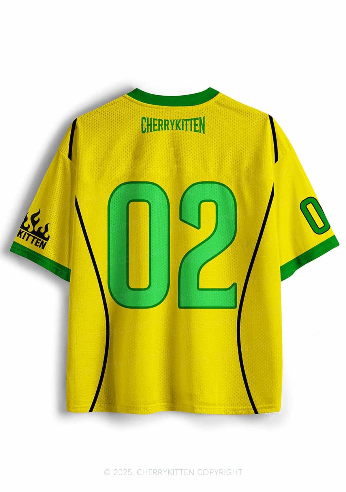Custom Yellow Stargirl Y2K Sport Jersey Shirts Cherrykitten