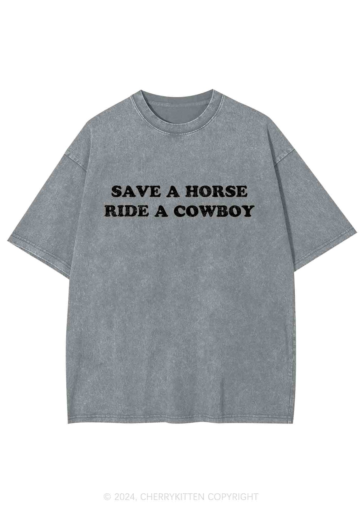 Save A Horse Y2K Washed Tee Cherrykitten