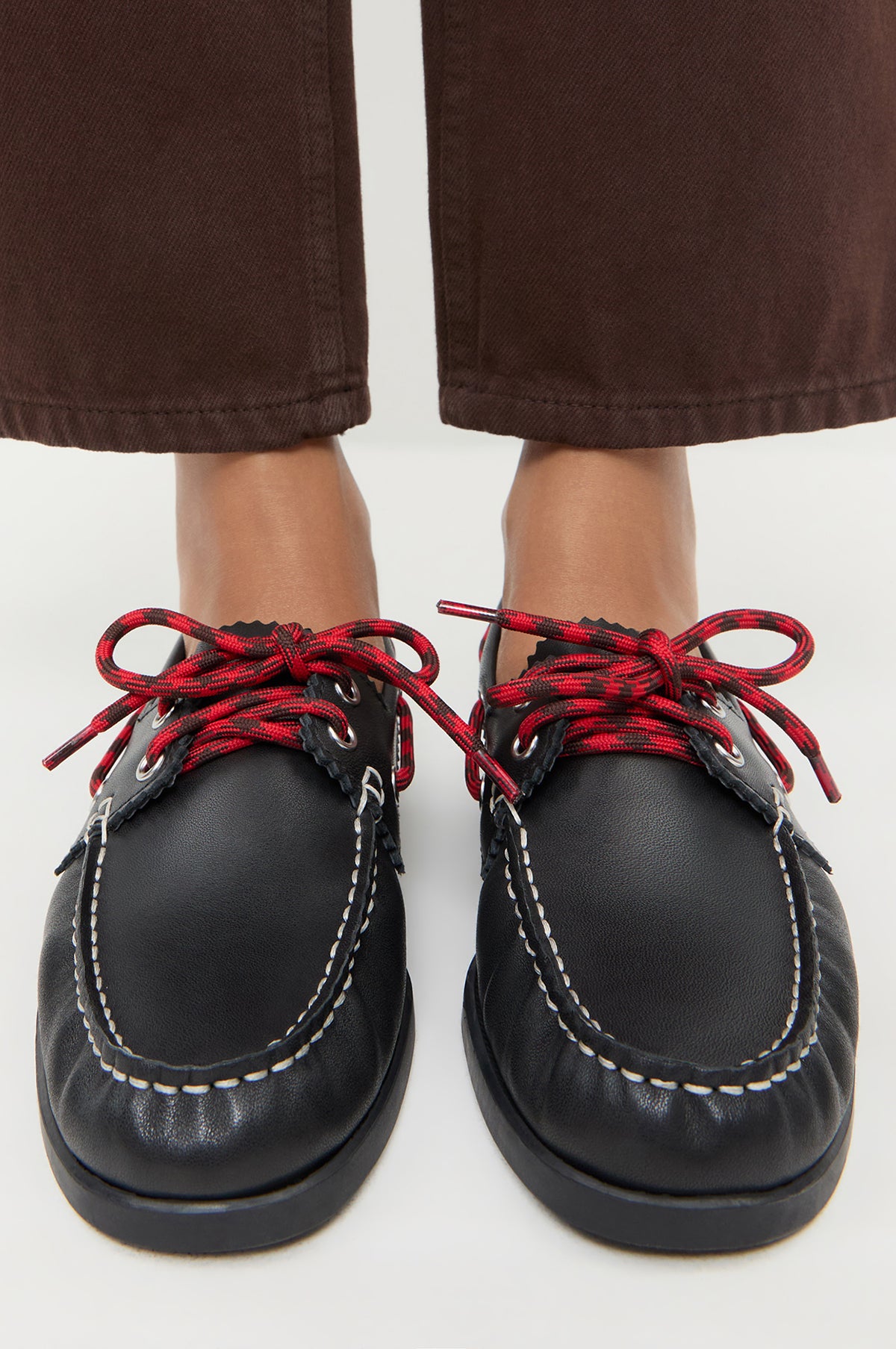 Franco Leather Boat Loafer Black