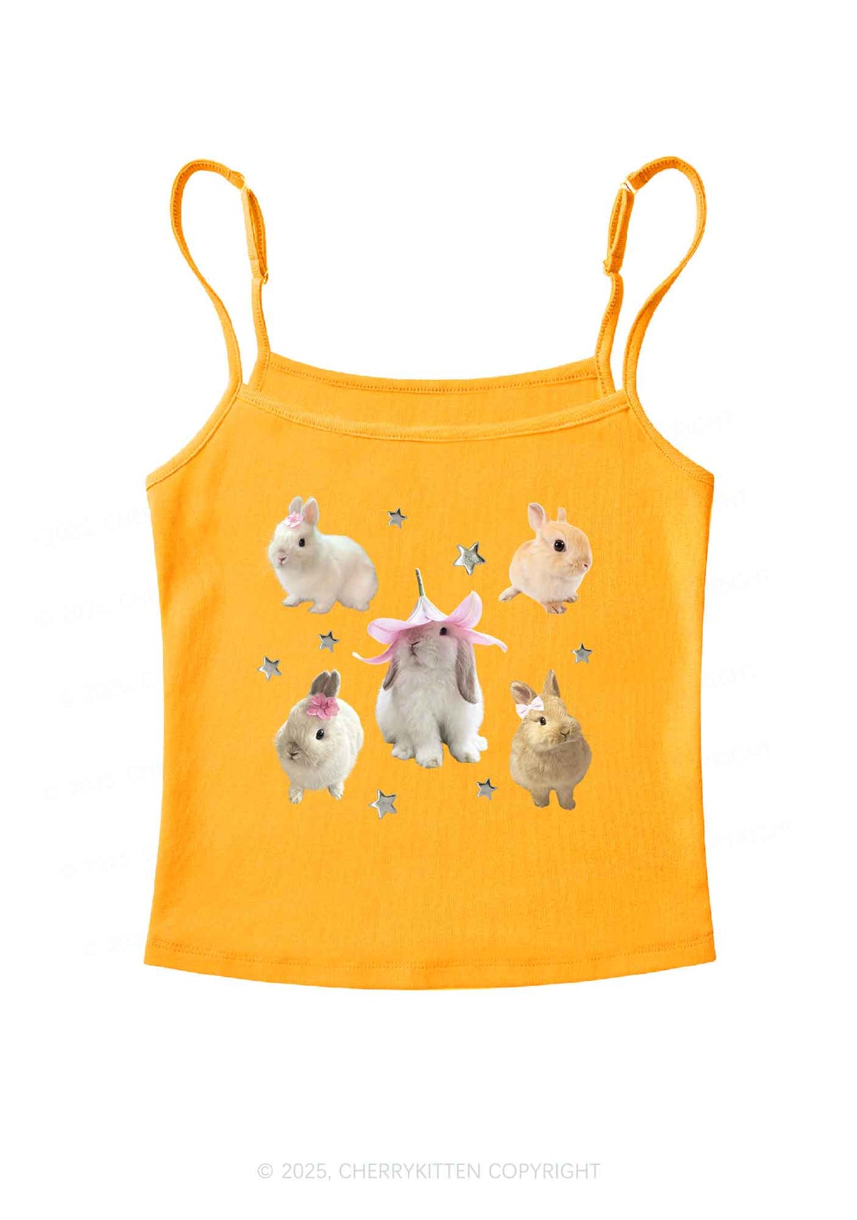 Lovely Rabbits Y2K Spaghetti Strap Cami Cherrykitten
