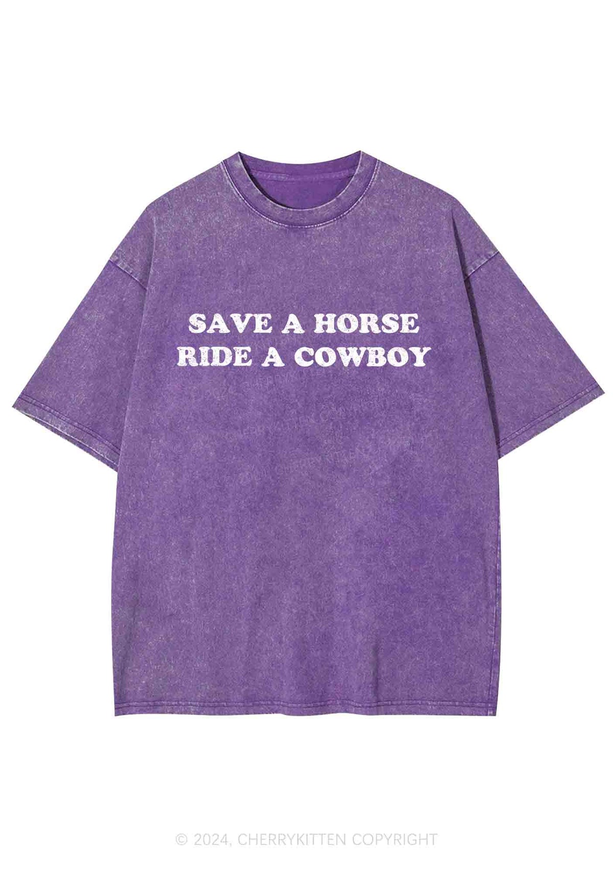 Save A Horse Y2K Washed Tee Cherrykitten