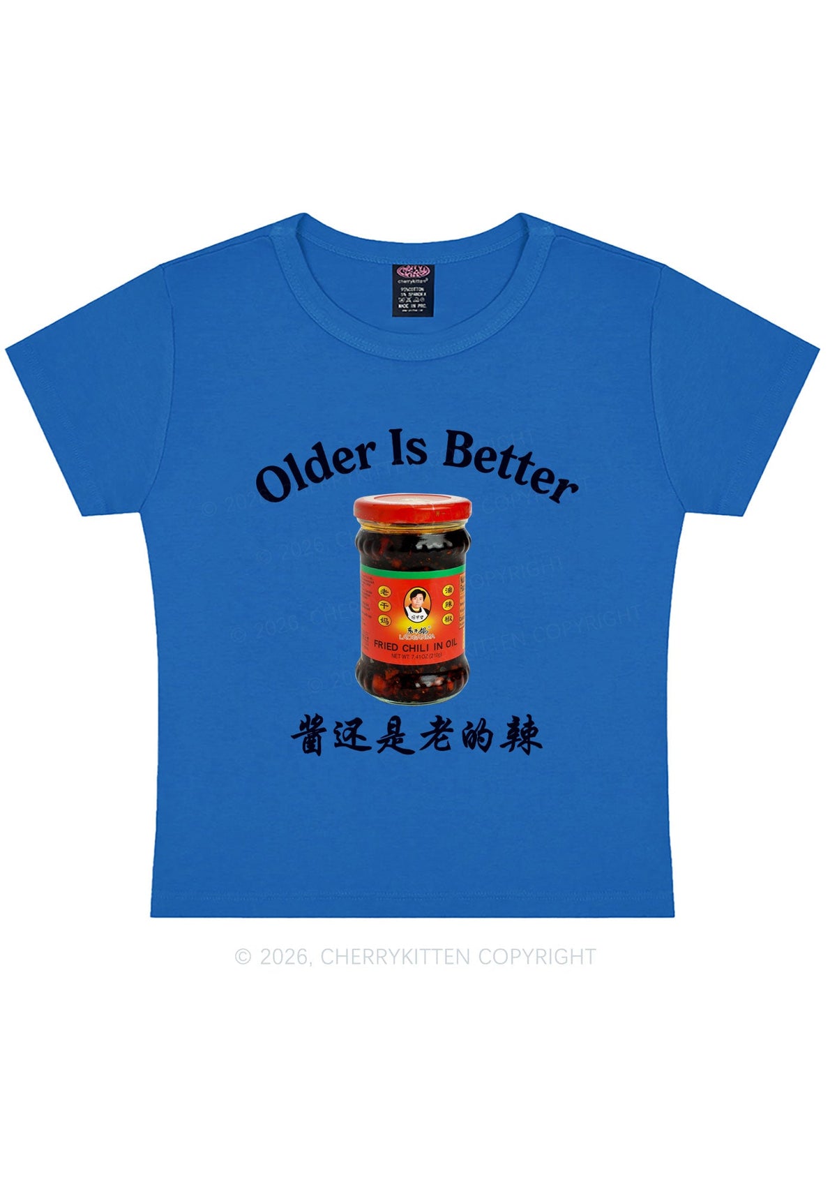 Older Is Better Y2K Baby Tee Cherrykitten