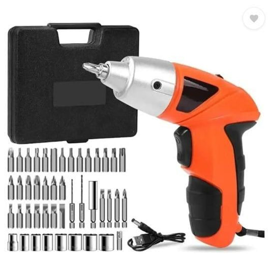 45 Pcs Rechargeable Drill Machine With Screwdriver