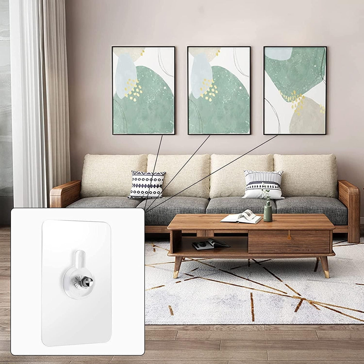 Wall-Mounted Screw Hook ⭐⭐⭐⭐⭐