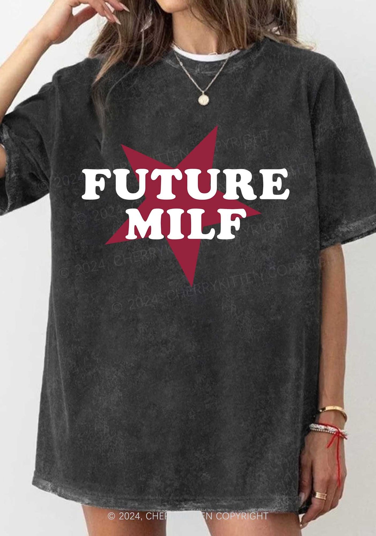 Future Mxxf Y2K Washed Tee Cherrykitten