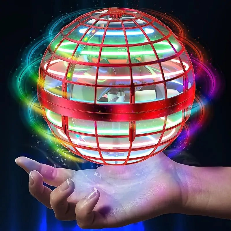 Cosmic Fly Ball Toy, Boomerang Hovering Spinner with Galaxy Light Effect, Interactive Flying Toy for Kids & Teens