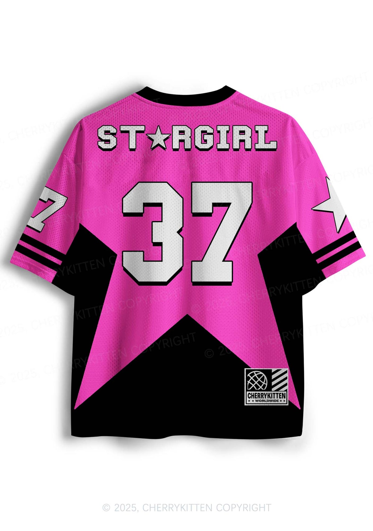 Custom Pink Stargirl Y2K Sport Jersey Shirts Cherrykitten