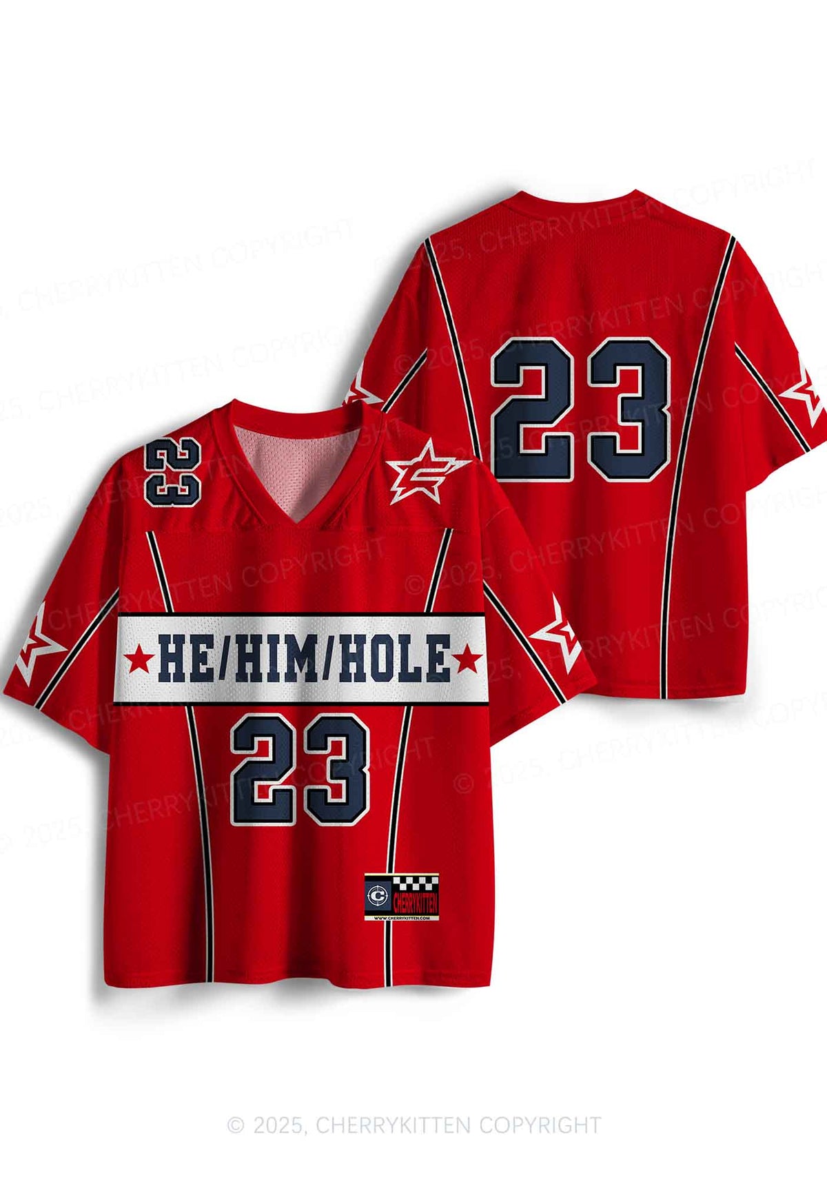 Custom He Him Hole Pride Y2K Sport Jersey Shirts Cherrykitten