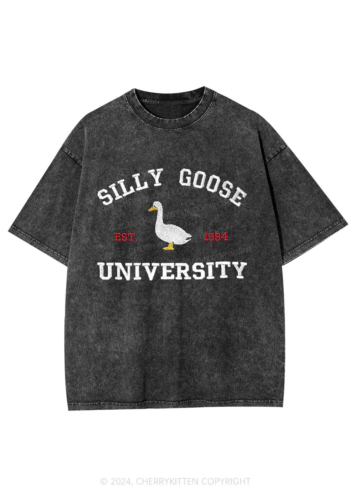 Silly Goose University EST 1994 Y2K Washed Tee Cherrykitten