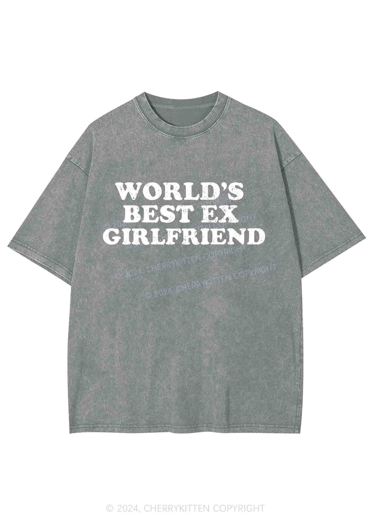 Best Ex Girlfriend Y2K Washed Tee Cherrykitten