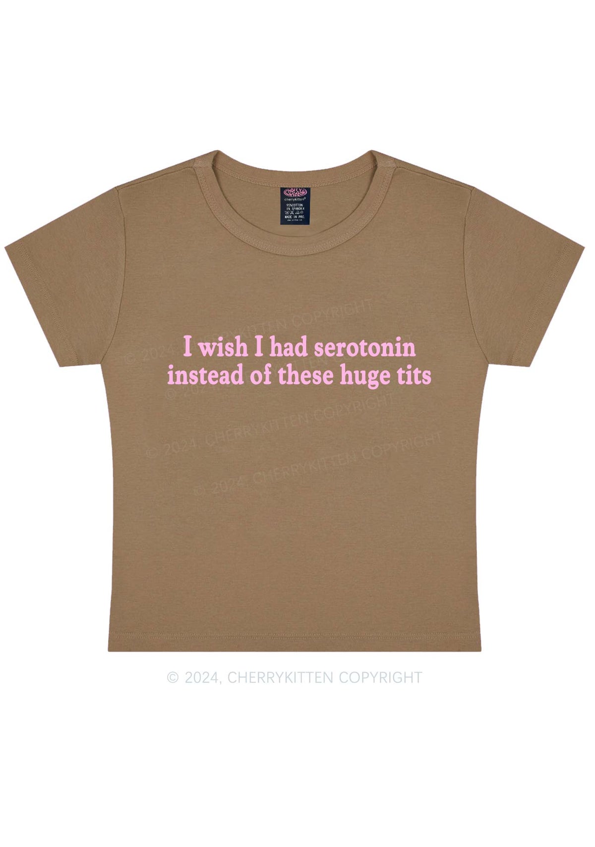 I Had Serotonin Y2K Baby Tee Cherrykitten