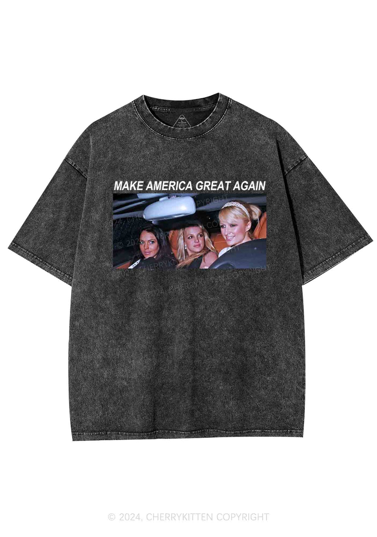 Make America Great Y2K Washed Tee Cherrykitten