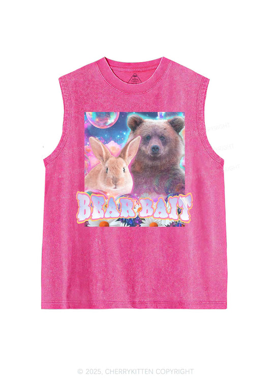 Bear Bait Pride Y2K Washed Muscle Tank Cherrykitten