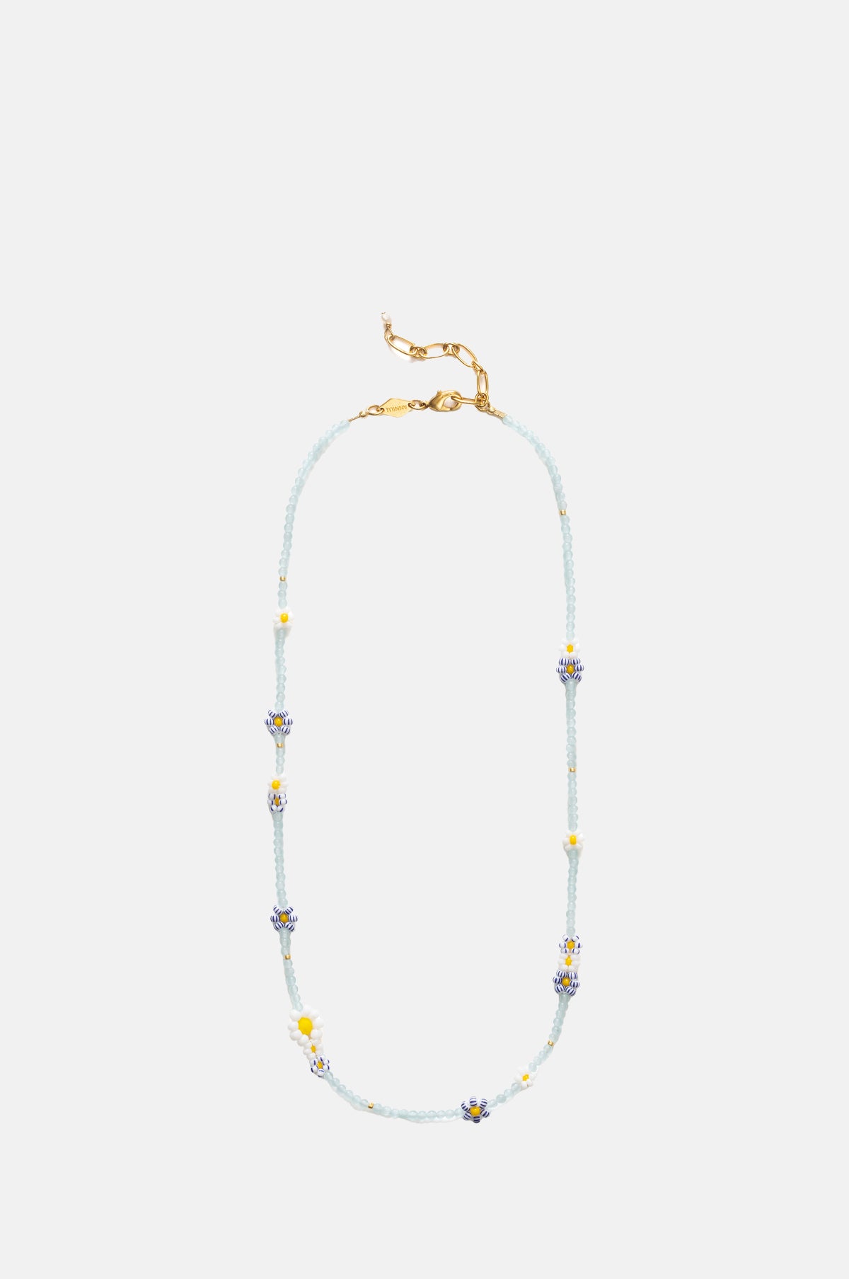 Soft Blue Bluebell Bloom Necklace